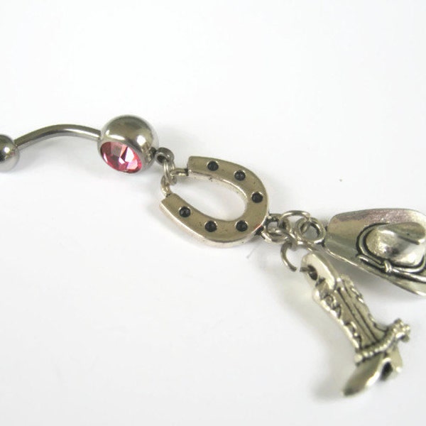 Country Belly Ring Etsy