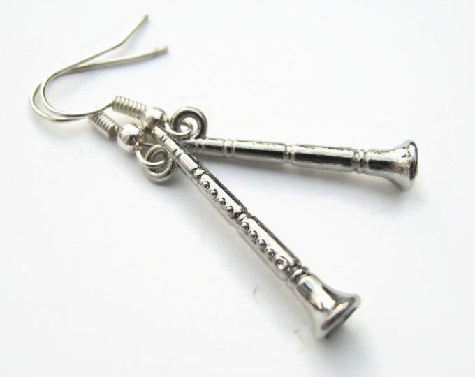 Earrings Personalized Oboe Earrings Oboe Music Etsy