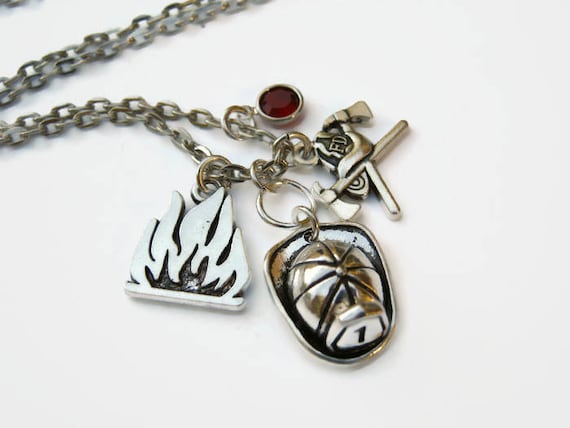 Personalized clearance firefighter necklace