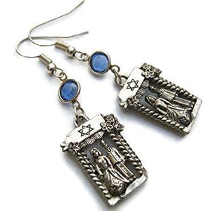 Chuppah Canopy Birthstone Earrings, LARGE Personalized Huppah Earrings, Jewish Wedding Earrings, Ceremony Earrings, Israeli Jewelry Gift