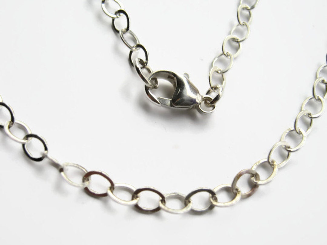 925 Sterling Silver Chain Upgrade, 3.7mm Soldered Links With