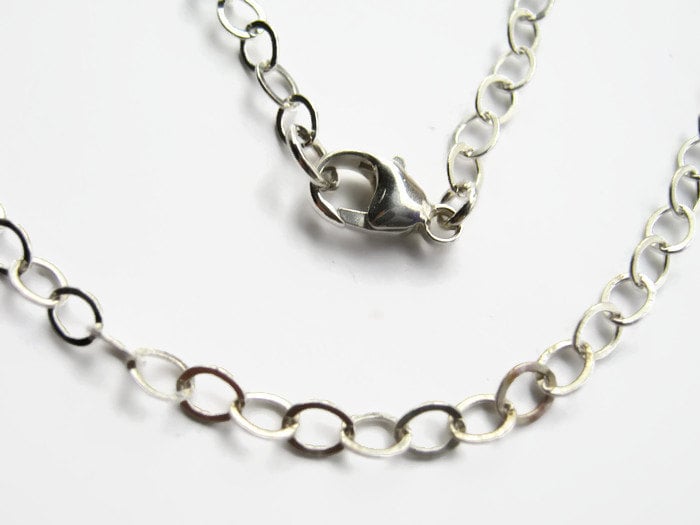 925 Sterling Silver Chain Upgrade, 3.7mm Soldered Links With