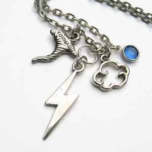 WUSUANED Funny Tornado Earrings – Storm Chaser Jewelry, Meteorology Gift, Hurricane Themed Earrings - View #7