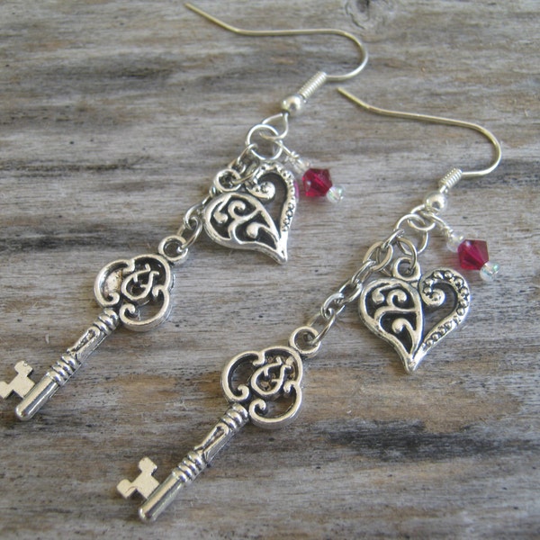 Key To My Heart Earrings