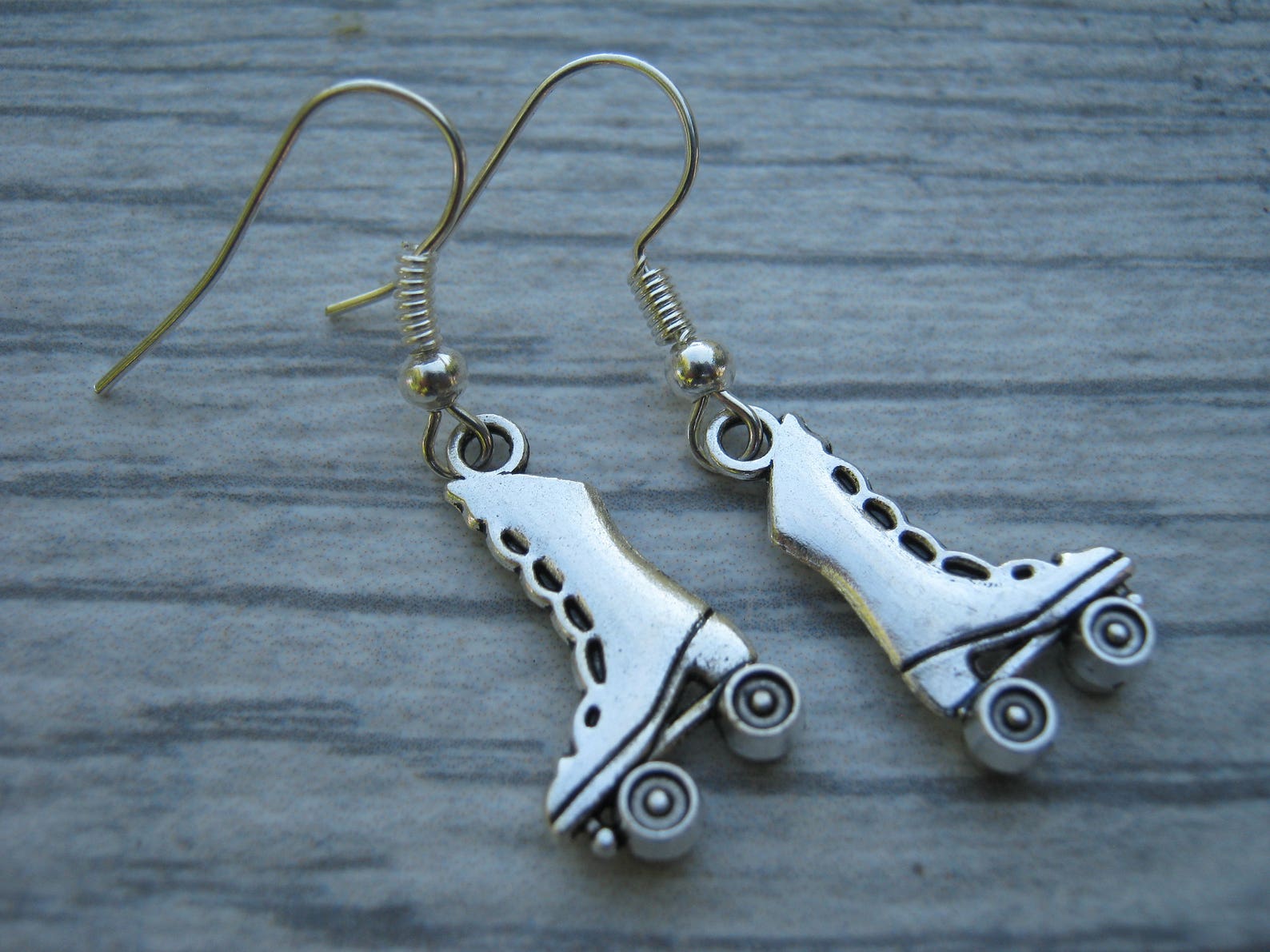 Roller Skates Earrings Personalized Skate Earrings Sports Etsy