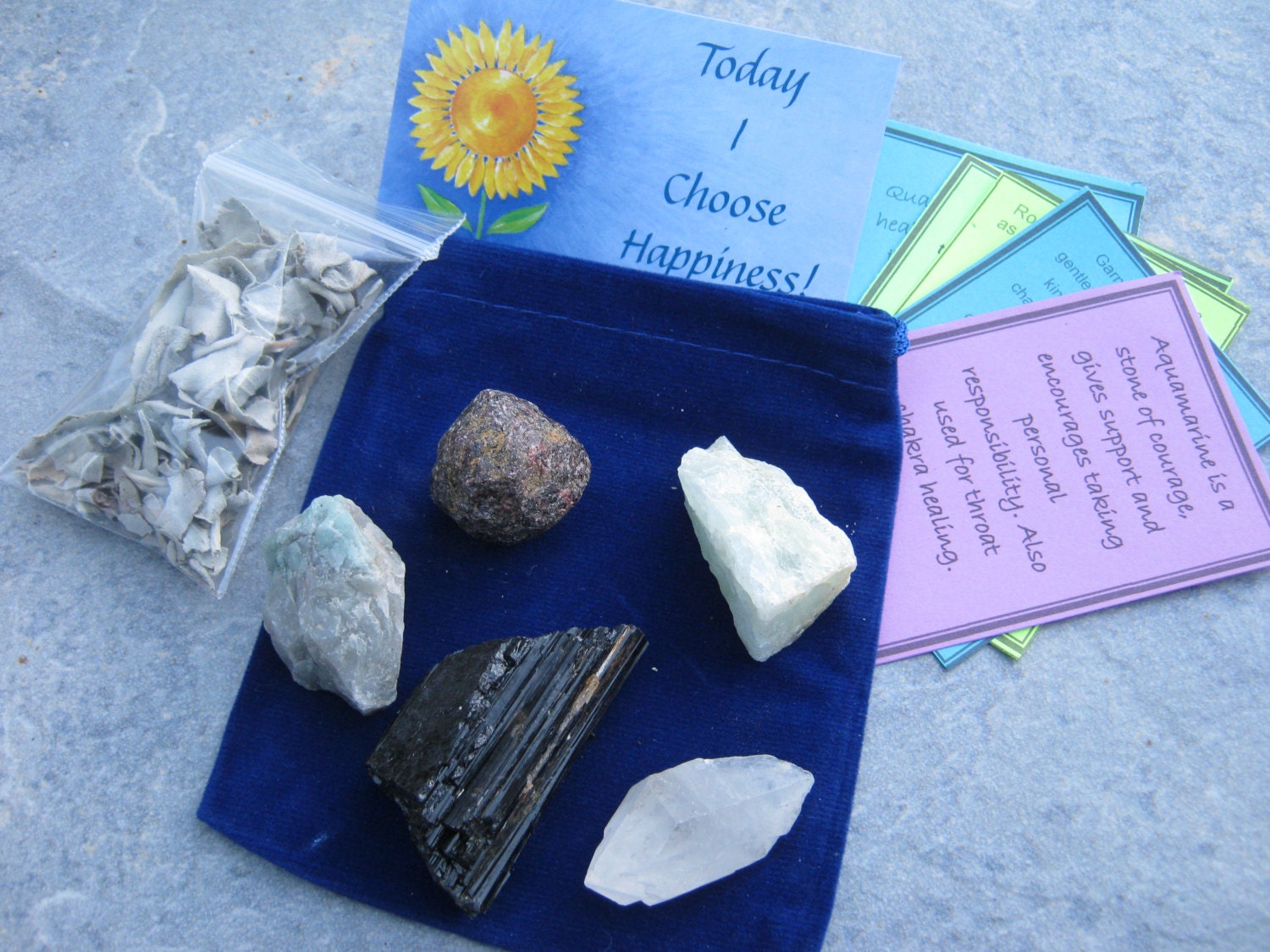 Set of 5 Raw Gemstones Instant Rock Collector Kit with Etsy
