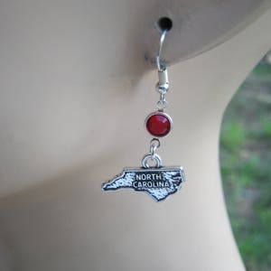 NC State Dangle Earrings main image 1
