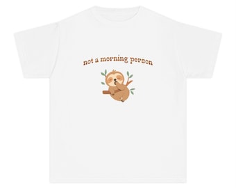Not a Morning Person - T-shirt enfant avec paresseux