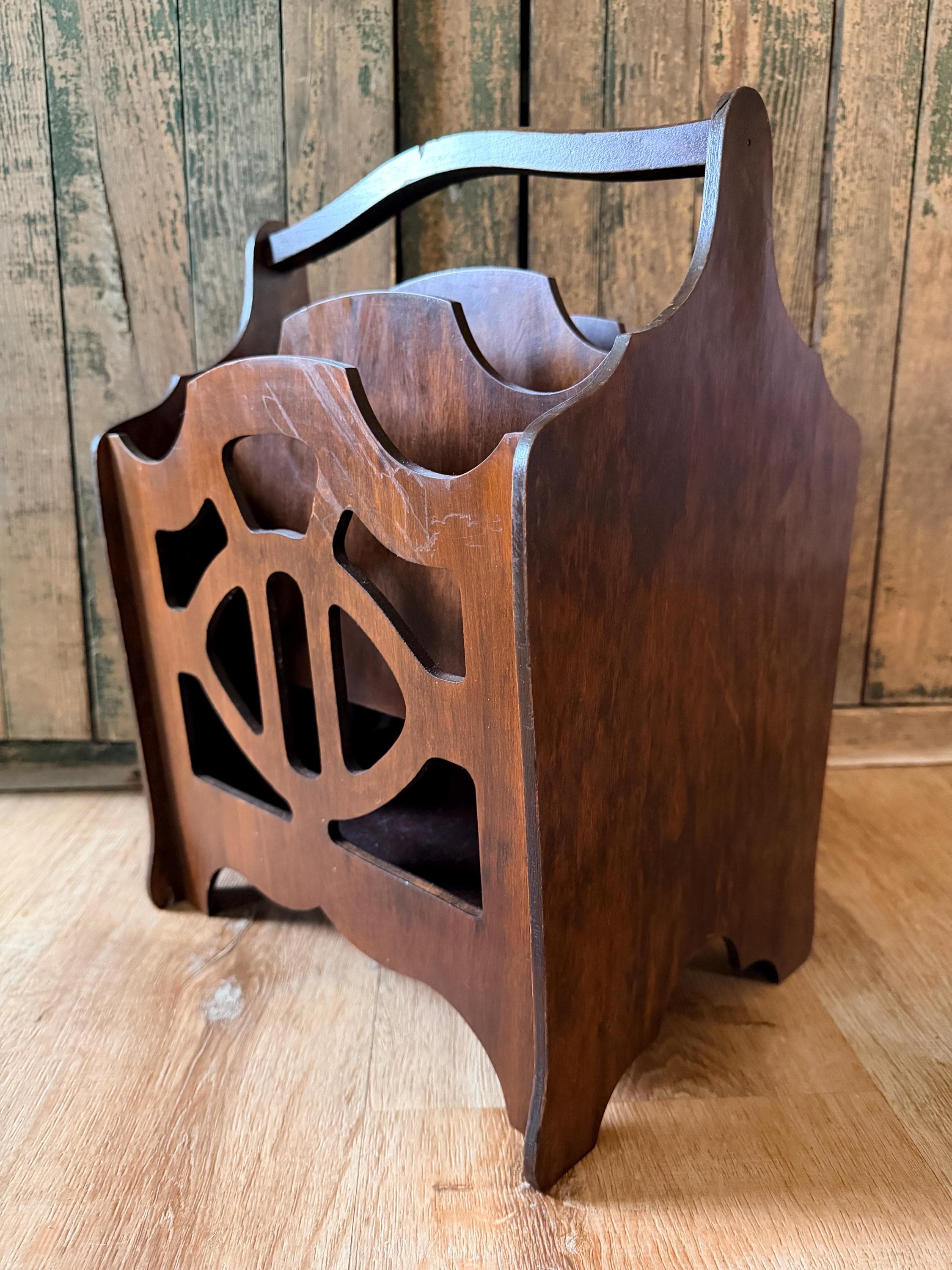 Vintage Magazine Floor Rack - Etsy