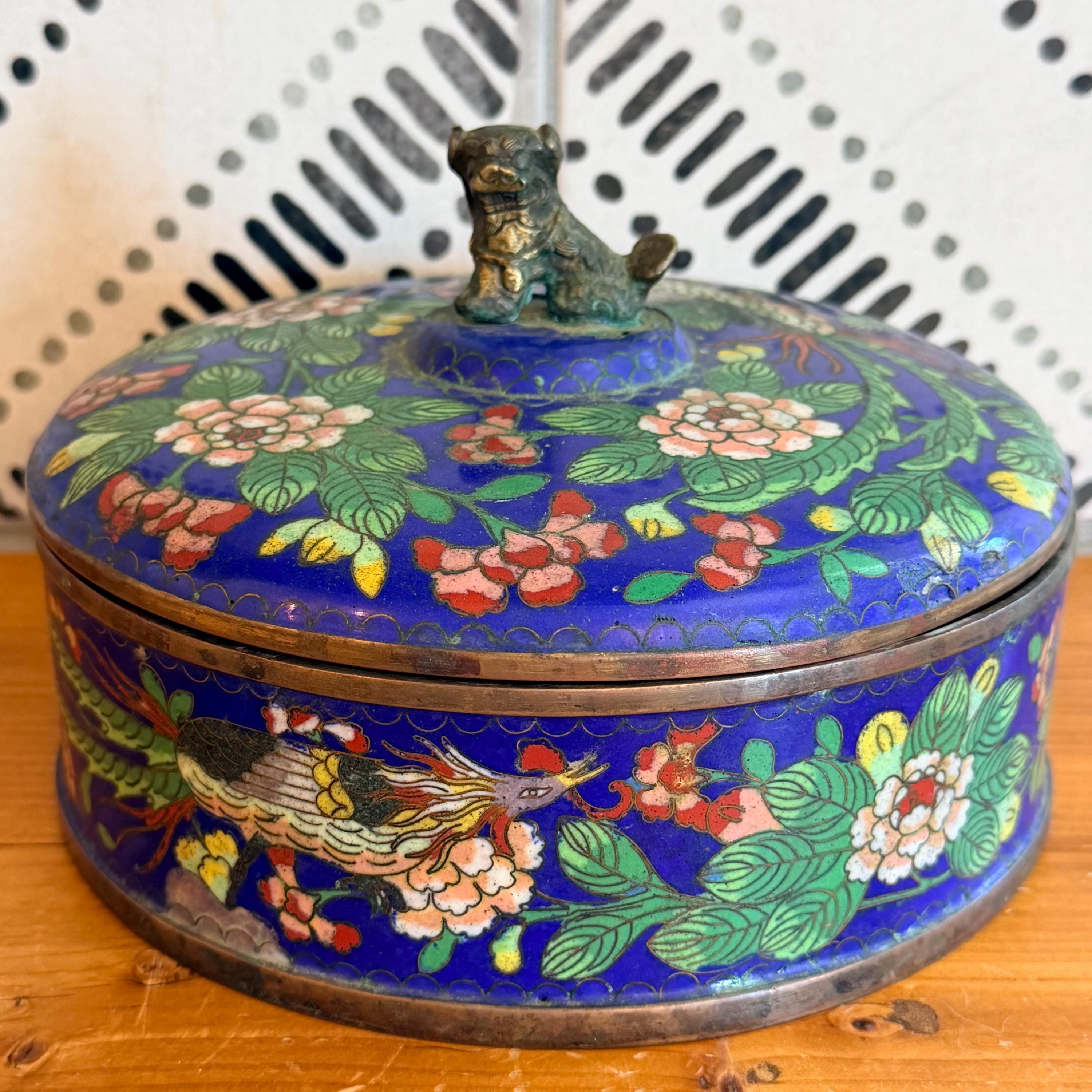 Antique Enamel Boxes - Etsy