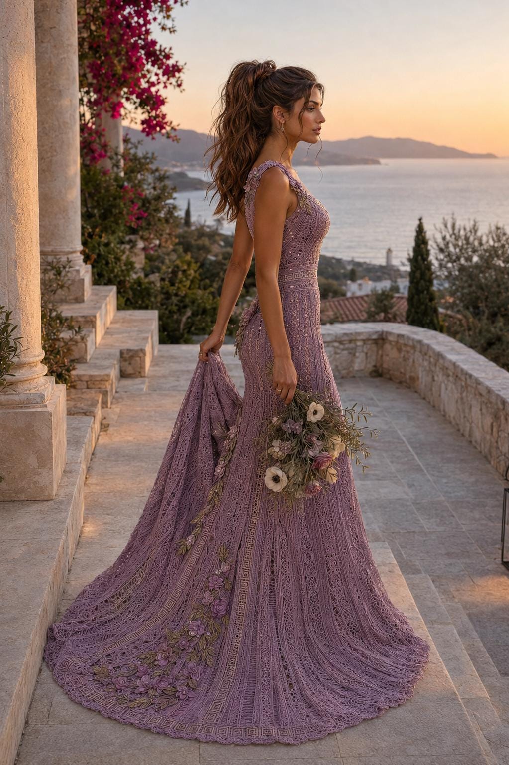crochet prom dress pattern free Patterns YGroup_colourway-leighton 2 Pc Suit- Jacket & Trouser:Add Additional Item Three female Marines, in Evening dress