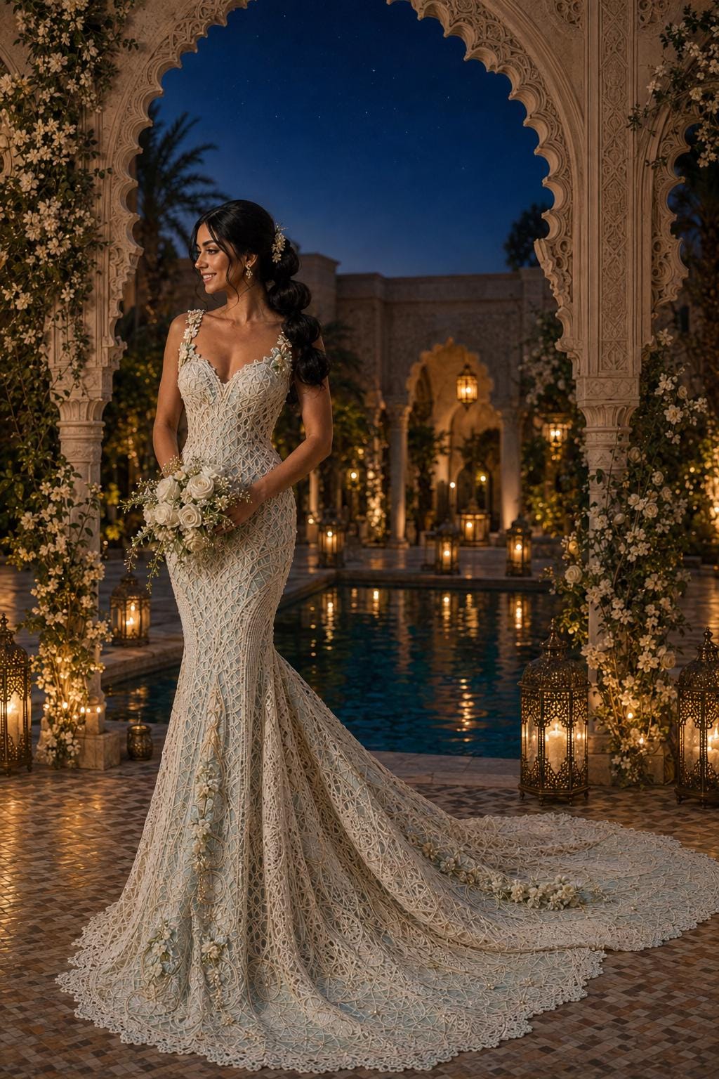 princess jasmine bridesmaid dress Wedding Train:Full Train (22-in) The whole style of Boston Proper ✨ Two looks, one