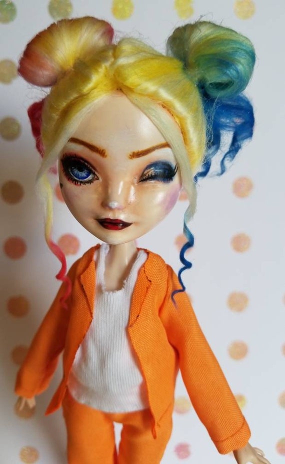harley quinn orange jumpsuit