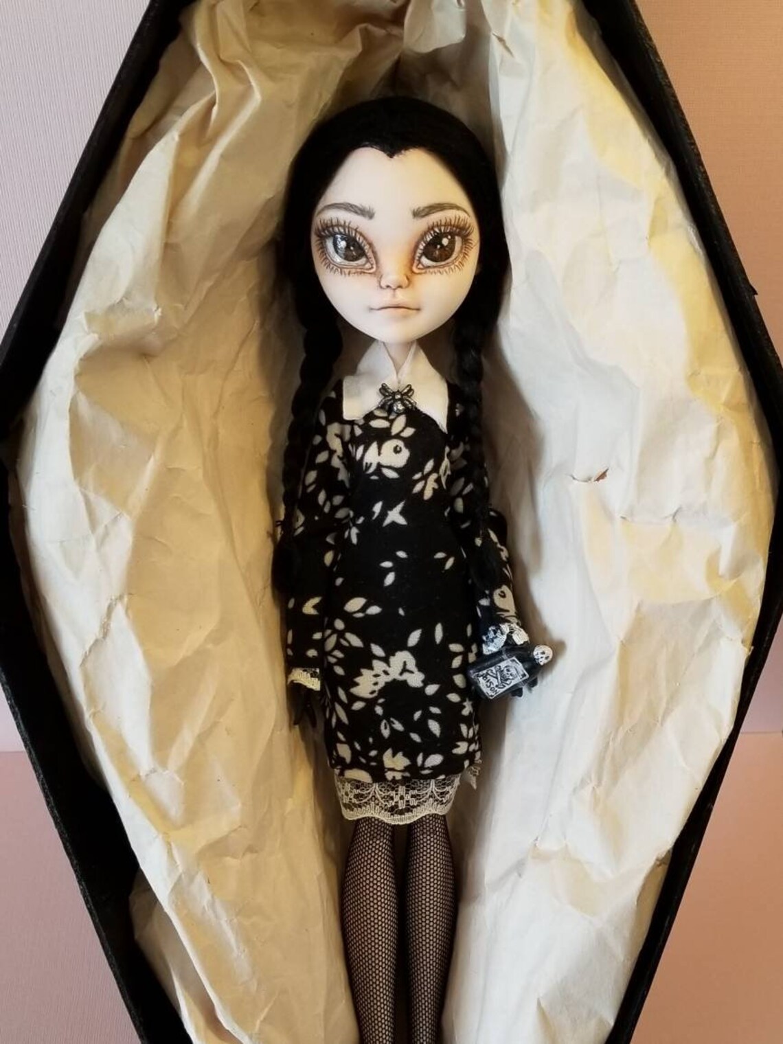 Wednesday Addams Doll Ever After High Doll Remake/Repaint | Etsy