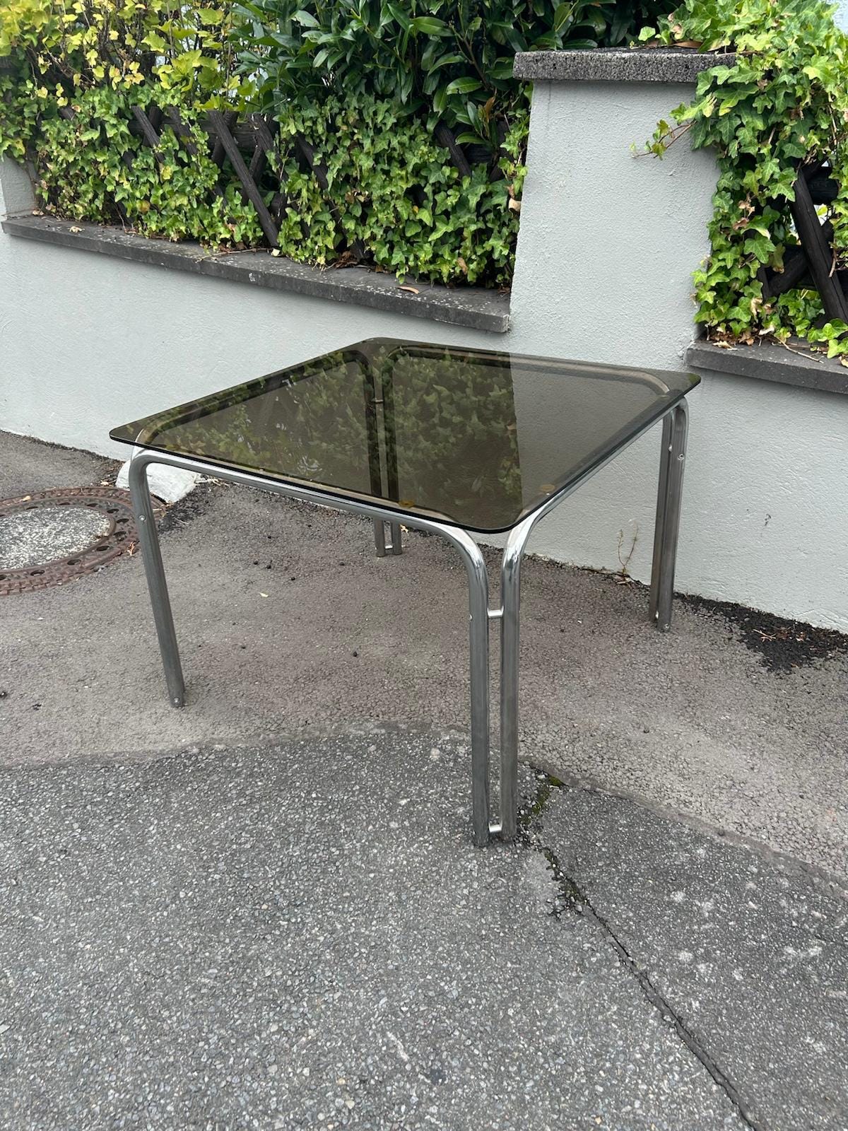 Chrome end table