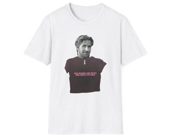 Camiseta con meme de Ryan Gosling / Camiseta divertida "Los pechos son reales, la sonrisa es falsa" / Camiseta con estética Y2K / Camiseta con estampado irónico / Regalo para él o ella