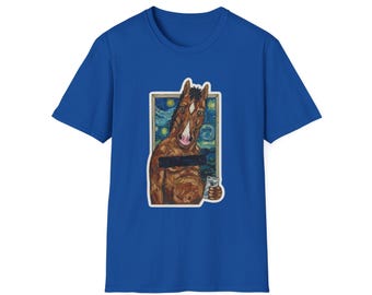 Bojack Horseman: Selfie en la noche estrellada / Camiseta unisex