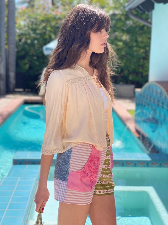 Handmade patchwork Cottage Core Charmimg shorts w… - image 7