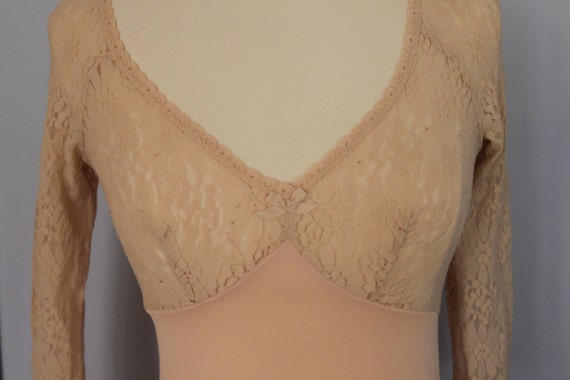 Vintage 70s slip dress lace details Boho Hippie X… - image 5