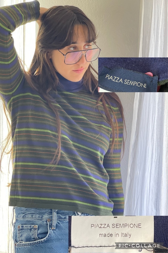 PIAZZA SEMPIONE Made in ITALY turtleneck sweater T