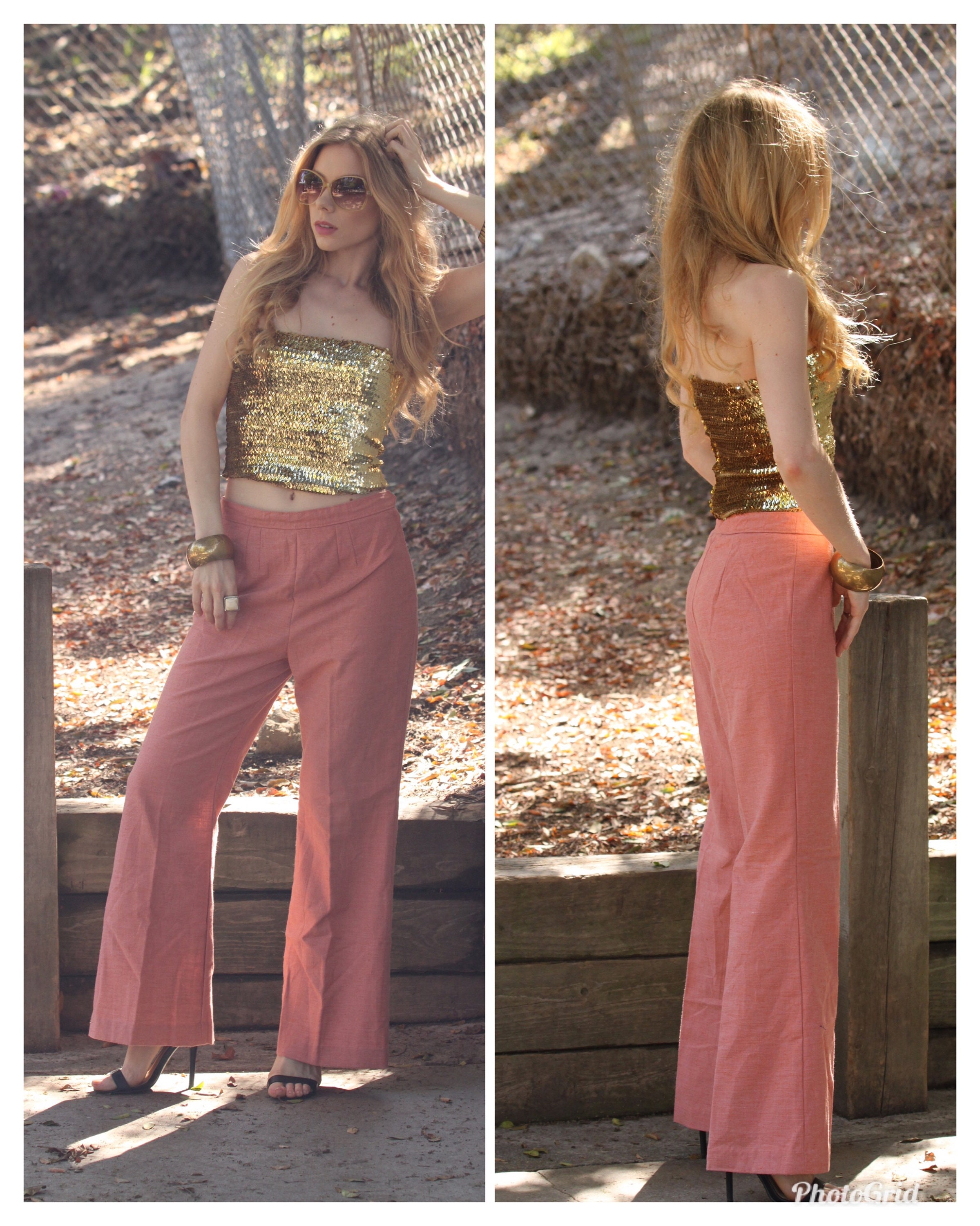 High waisted 70s pants Clearance
