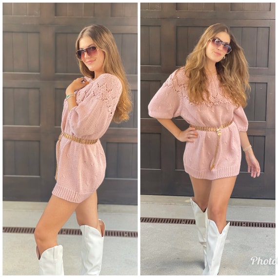 Ballet Pink Sweater Dress Ballet Pink Sweater Dress
