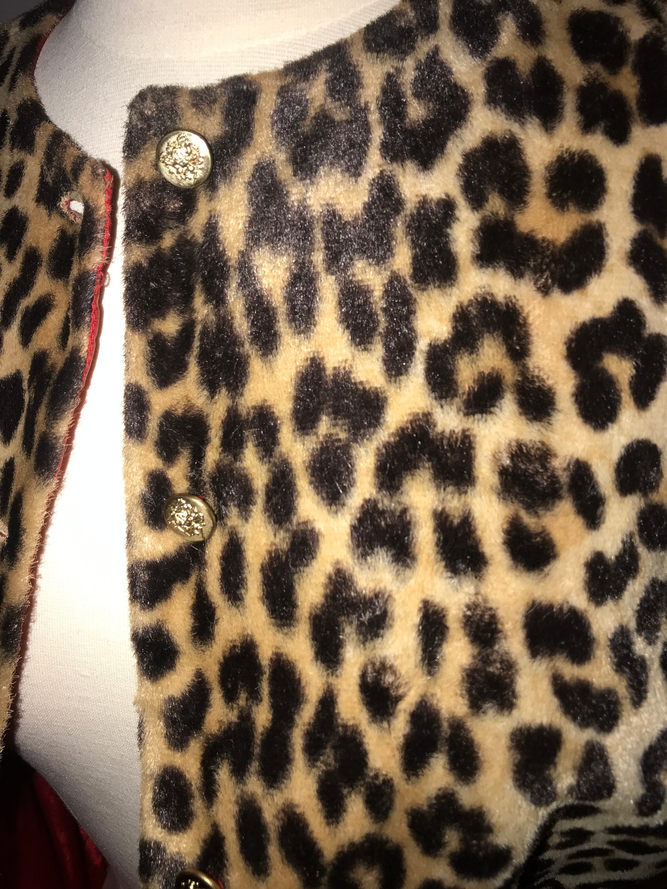 【ORDINARY JOY】Leopard Fur gilet Rent Leopard Print Gilet - Charlotte Simone | HURR
