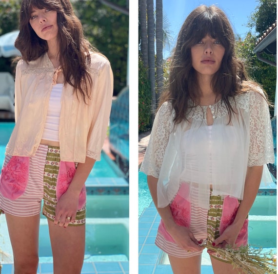 Handmade patchwork Cottage Core Charmimg shorts w… - image 1