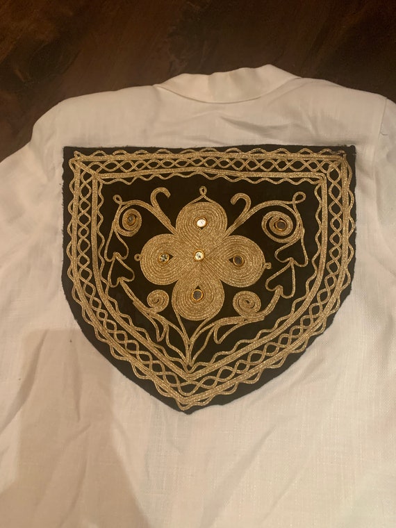 80s oversize Blazer Jacket patchwork - image 5