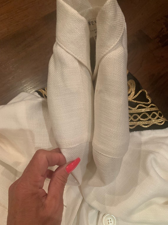 80s oversize Blazer Jacket patchwork - image 7