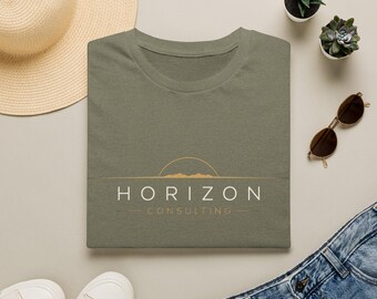Horizon Logo T-Shirt | Minimal Sunrise Graphic Tee | Bookish Tee