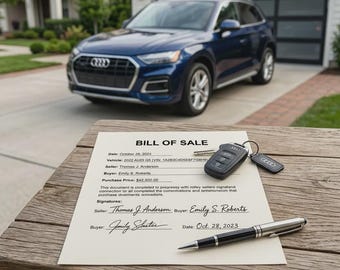 General Bill of Template, Legal Proof of Purchase, Ownership Transfer (Word PDF)