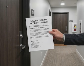 3-Day Notice to Pay Rent or Quit, Landlord Eviction Form (Word PDF)