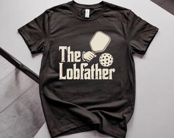 Camiseta divertida de pickleball "The Lobfather", camiseta para jugador de pickleball, camiseta gráfica con humor de la cancha.