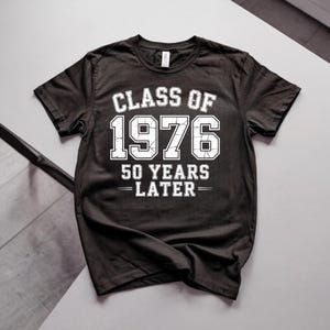 Klasse von 1976 Wiedersehens-Shirt, Vintage Alumni 50 Jahr T-Shirt