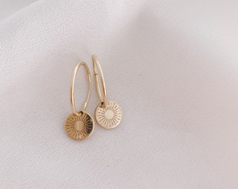 Sol Circle Earrings