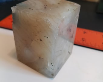 Block of dendritic Agate 3/4 lbs for cutting slabs.