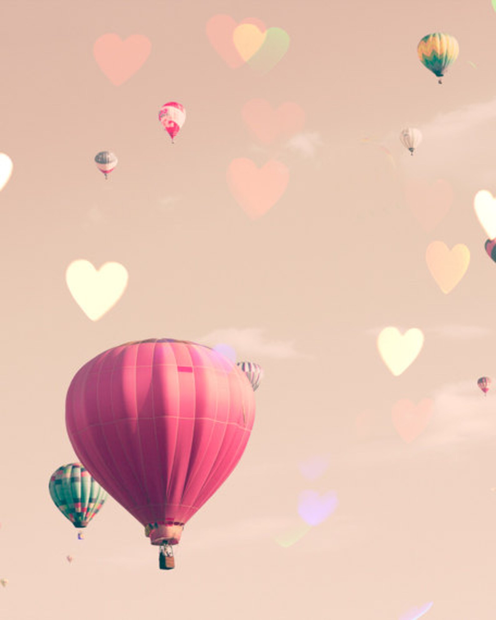 Hot Air Balloon Nursery Wall Art Pink Nursery Decor Etsy