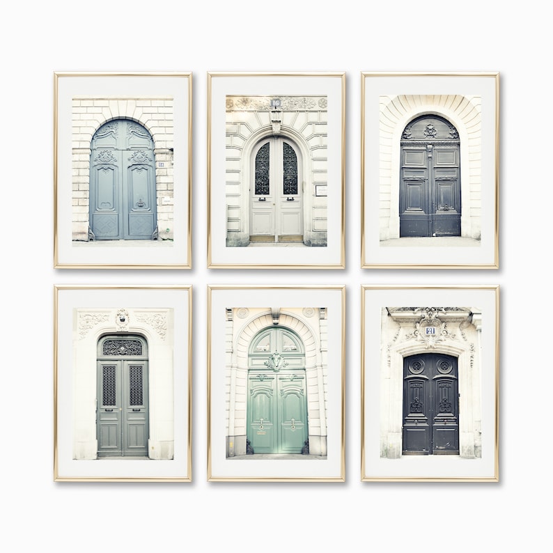 Gallery Wall Set Paris Wall Art Prints Black and White Etsy