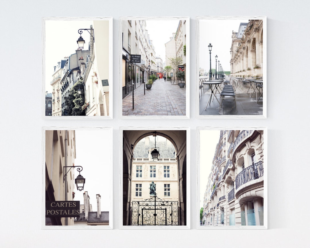 Paris Wall Art Prints, Gallery Wall Set, Paris Photography Prints