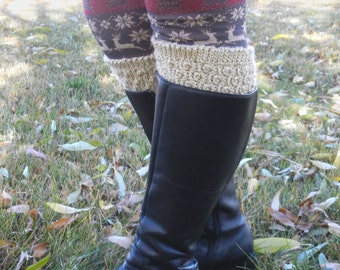 Crochet Boot Cuff Pattern - Instant Download