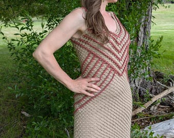 Modern Granny Stitch Crochet Dress Pattern | Easy Summer Dress (PDF + Video)