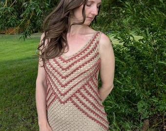 Modern Granny Stitch Crochet Dress Pattern | Easy Summer Dress (PDF + Video)
