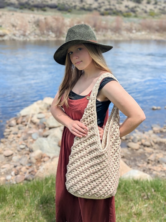 Crochet Pattern Video Granny Stitch Market Bag Crochet Pattern