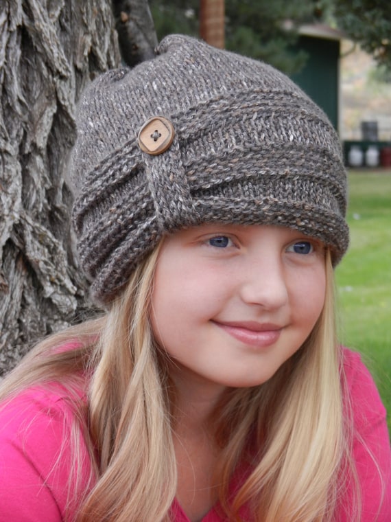 tunisian crochet slouchy beanie