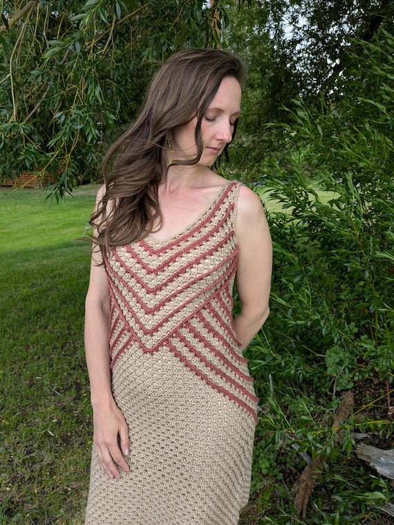 crochet v stitch dress Modern Granny Stitch Crochet Dress Pattern | Easy Summer Dress (PDF +  Video)