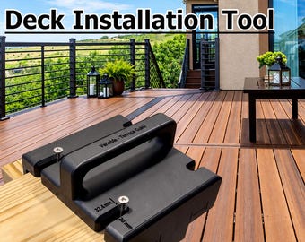 Deck Installation Jig – Precision Spacing & Screw Guide for DIY Builders