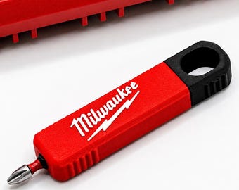 Pocket Screwdriver Bit Holder, Compact Hex Bit Organizer, EDC Bit Storage Case, Portable Tool Box Accessory