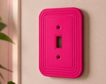 Mid Century Modern Light Switch Cover – 60s Mod Style Wall Plate