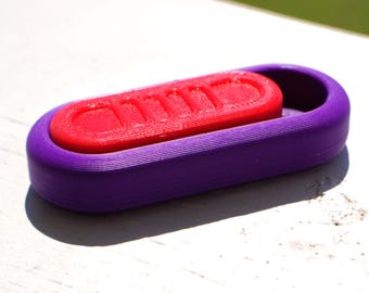 Magnetisches Schiebe-Fidget-Spielzeug | 3D gedruckter Schreibtisch Fidget | ADHD Fokus Spielzeug | Sensorischer Schieber